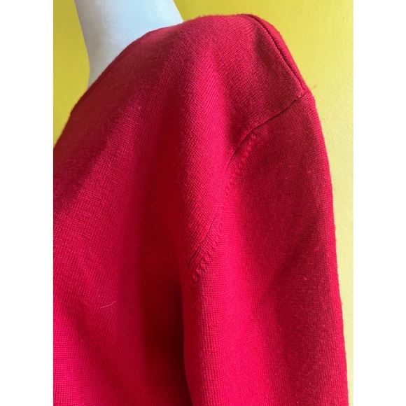 Henri Bendel Red Wool Seeater!! - Picture 8 of 10